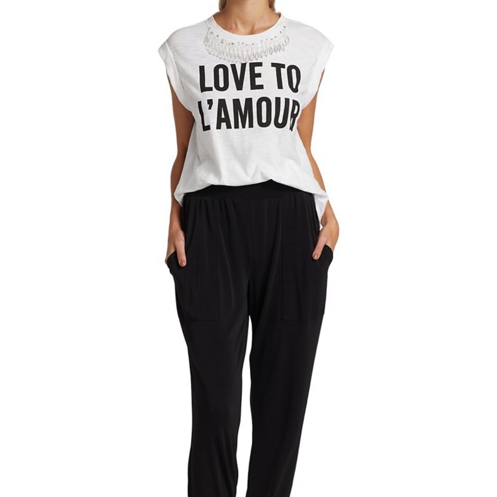 COPY - Cinq A Sept Baroque Bella Typographic Tee